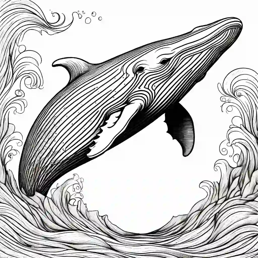 Humpback Whale coloring pages